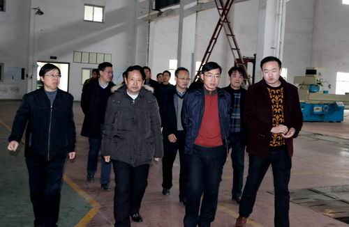 临湘市委书记黄俊钧一行到乐动(中国)立体停车设备考察调研 